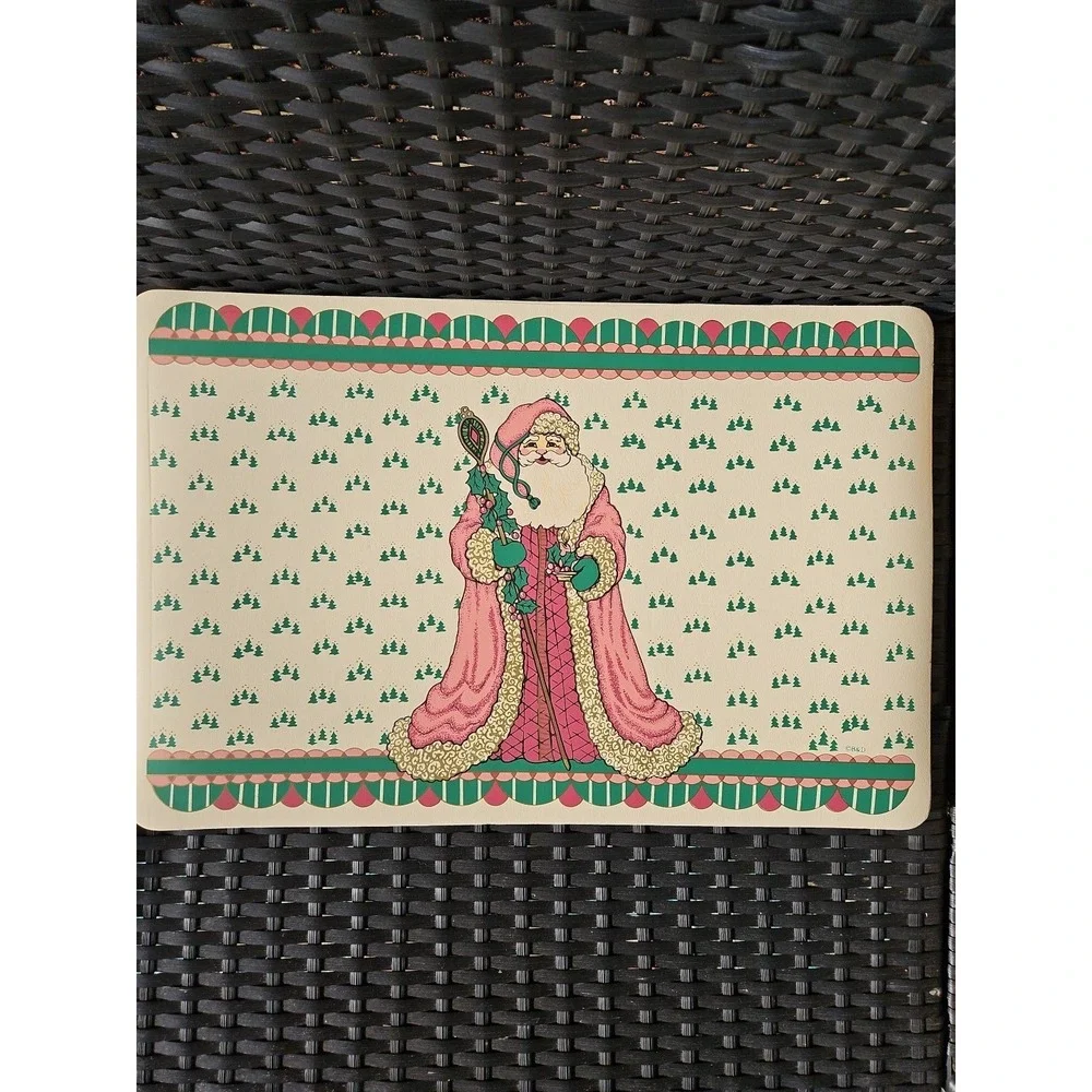 10‎ BEAUTIFUL VINTAGE B&D Santa Claus Christmas Placemats